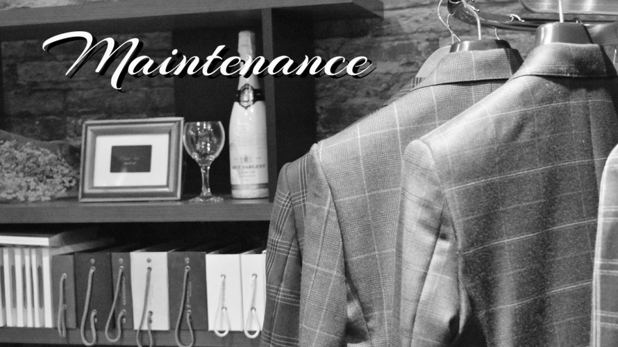 自宅でできるスーツのメンテナンス -Maintenance-